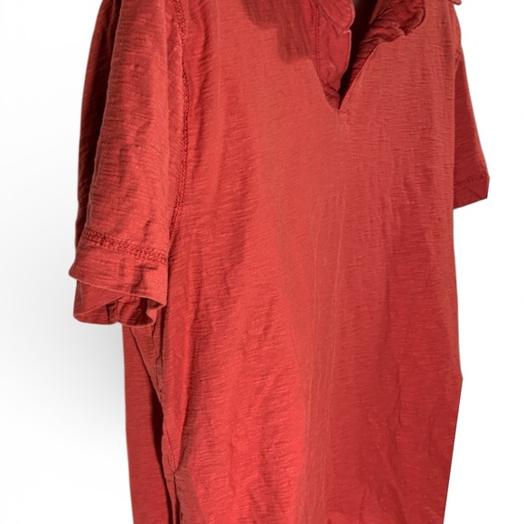 Calvin Klein Jeans Classic Red Polo Shirt (item#10136) - Picture 3 of 5